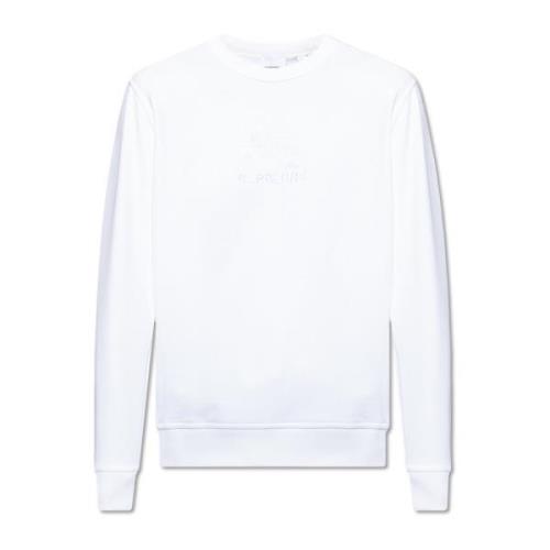 ‘Tyrall’ sweatshirt met logo Burberry , White , Heren