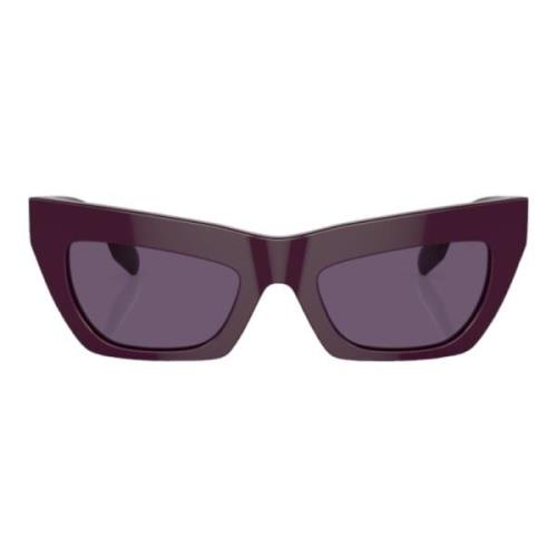 Paarse Cat-Eye Zonnebril Burberry , Purple , Dames
