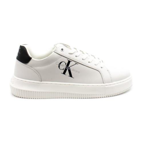 Chunky Cupsole Monologo Sneakers Calvin Klein , White , Heren