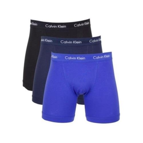 Katoenen Stretch Boxershorts Calvin Klein , Blue , Heren