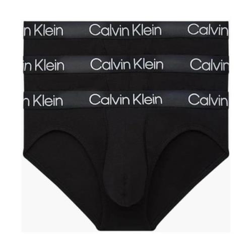 Set van 3 stretch slips - Noir Calvin Klein , Black , Heren