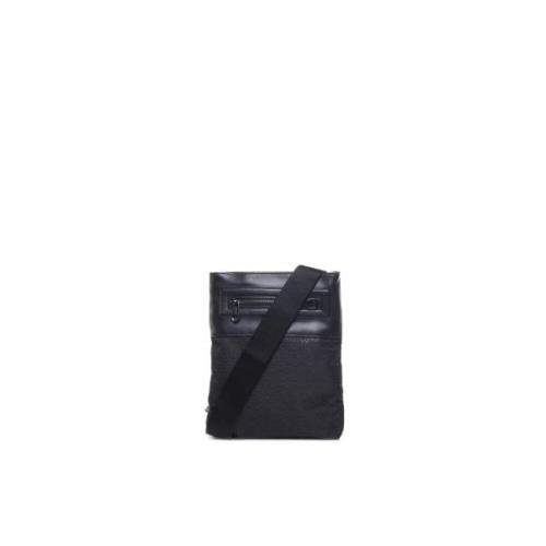 Zwarte Crossbody Tas met Ritssluiting Calvin Klein , Black , Heren