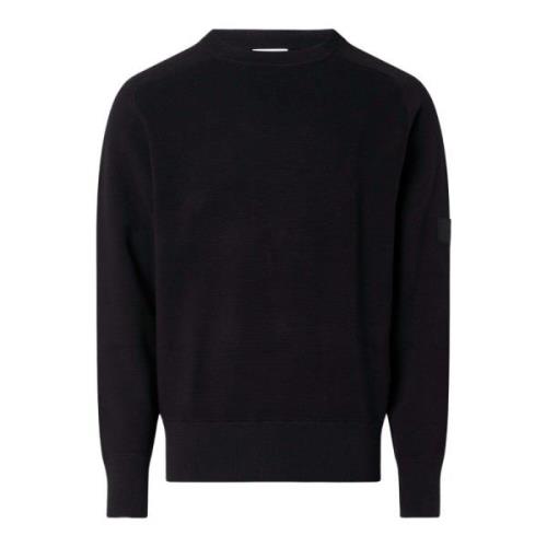 Zwarte Sweaters Calvin Klein , Black , Heren