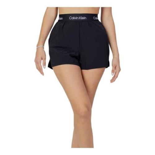 Zwarte sportshorts voor dames Calvin Klein , Black , Dames