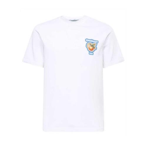 Bedrukt katoenen T-shirt - Wit Casablanca , White , Heren