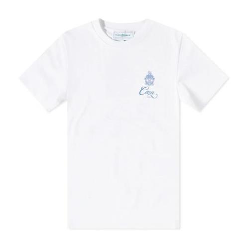 Bedrukt Katoenen T-Shirt - Wit Casablanca , White , Heren