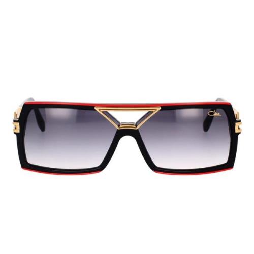 Vintage Rechthoekige Zonnebril met Titanium Details Cazal , Black , He...