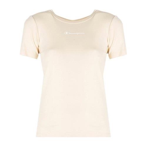 Eenvoudige Framelon T-shirt voor vrouwen Champion , Beige , Dames