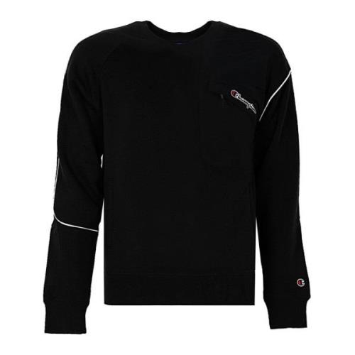 Sweatshirt Champion , Black , Heren