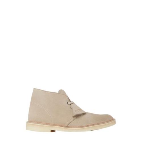 Laced Shoes Clarks , Beige , Heren