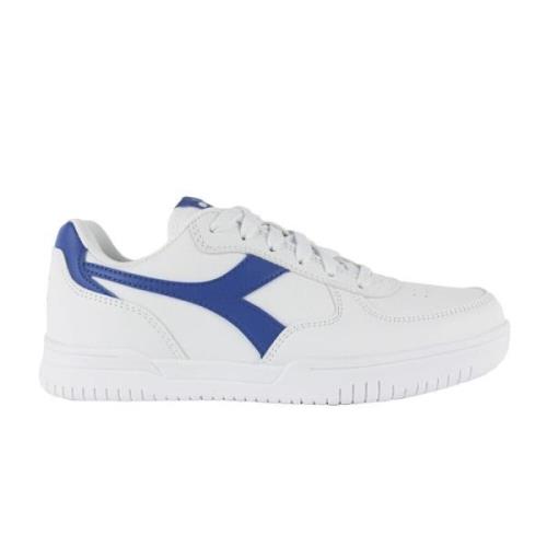 Synthetisch Leren Rits Sneakers Diadora , White , Dames