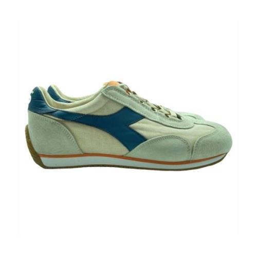 Canvas Stone Washed Sneakers Diadora , Beige , Heren