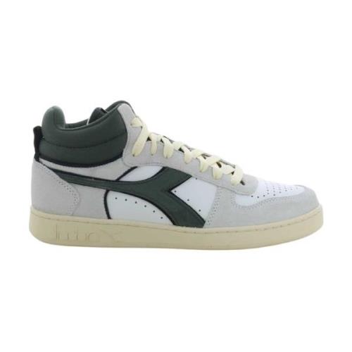 Groene Magic Basket M Sneakers Diadora , White , Heren