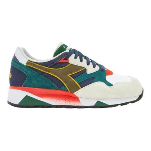 N9002 Navy Red Sneakers Diadora , Multicolor , Heren