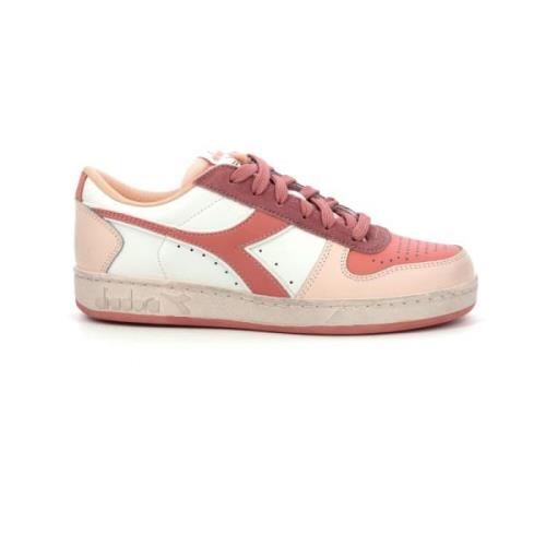 Comfortabele Lage Sneakers Diadora , Pink , Dames