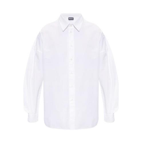 ‘S-Limo-Logo’ shirt Diesel , White , Heren
