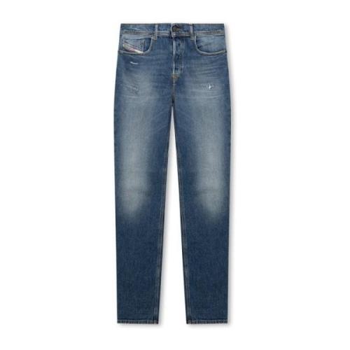 ‘2023 D-Finitive L.32’ taps toelopende jeans Diesel , Blue , Heren