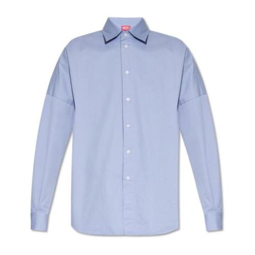 ‘S-Limo-Logo’ shirt Diesel , Blue , Heren