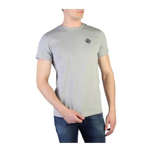 Heren Logo Print T-Shirt Diesel , Gray , Heren