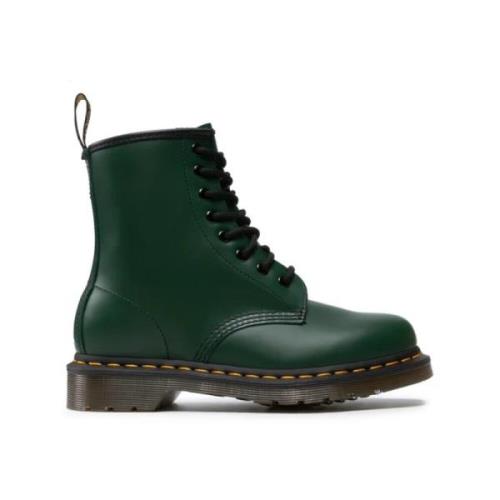 Klassieke Laarzen van Glad Leer Dr. Martens , Green , Dames