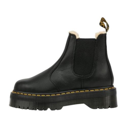 Platte schoenen met stijl Dr. Martens , Black , Dames