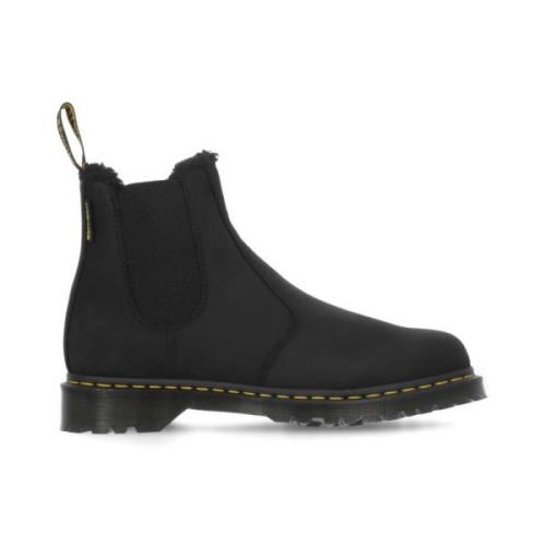 Zwarte Leren Laarzen voor Mannen Dr. Martens , Black , Heren