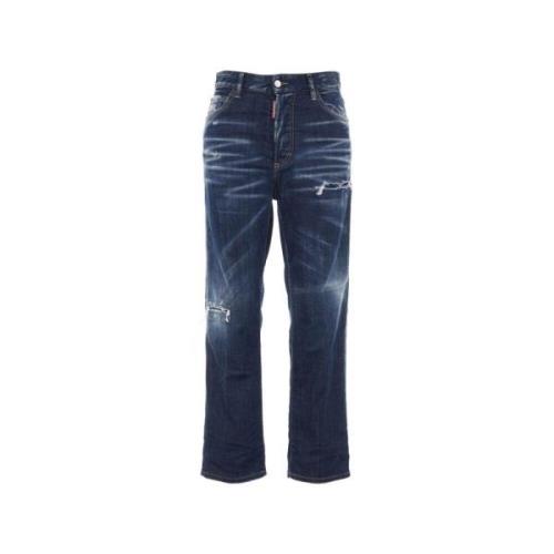 Straight Jeans S75Lb0631 S30342 22 22 Dsquared2 , Blue , Dames