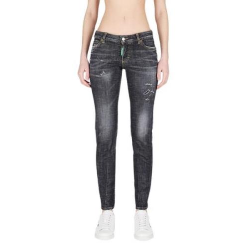 Jennifer Elastische Slim-fit Jeans Dsquared2 , Gray , Dames