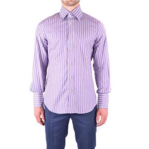 Knoopsluiting Shirt Dsquared2 , Purple , Heren
