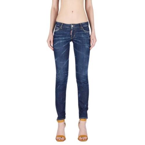 Stijlvolle Jennifer Skinny Jeans Dsquared2 , Blue , Dames