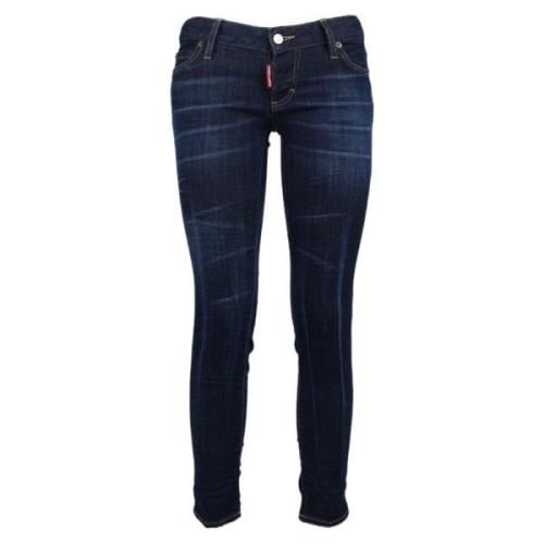 Slim Fit Denim Jeans Dsquared2 , Blue , Dames