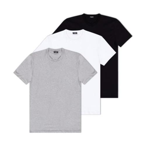 T-shirt drie-pack Dsquared2 , Gray , Heren