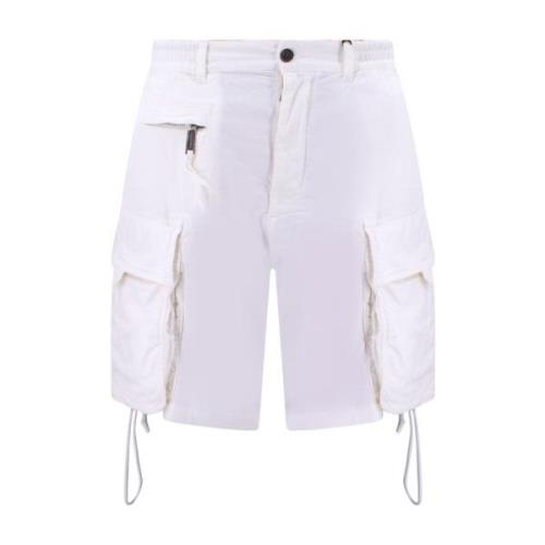 Comfortabele katoenen bermuda shorts Dsquared2 , White , Heren