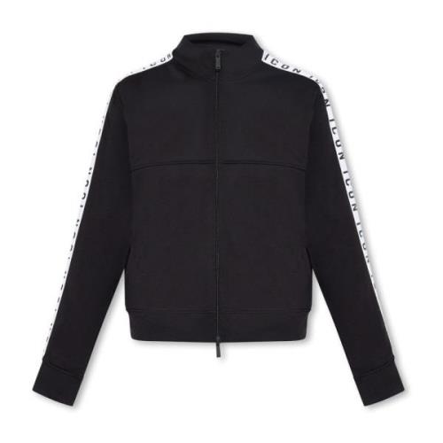 Zip-up sweatshirt Dsquared2 , Black , Heren