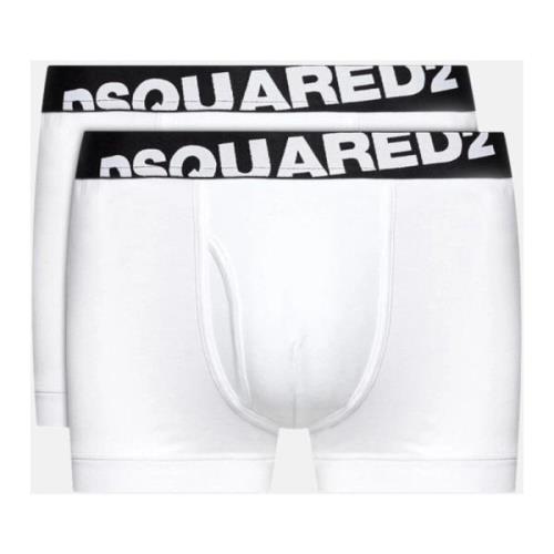 Witte Boxershorts Dsquared2 , White , Heren