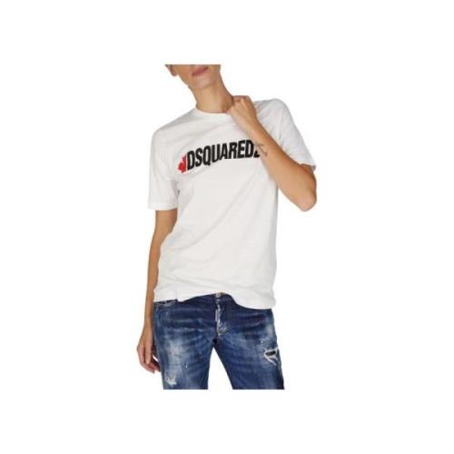 Klassiek T-Shirt Dsquared2 , White , Dames