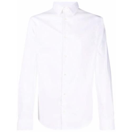LA Chemise Klassiek Overhemd Emporio Armani , White , Heren