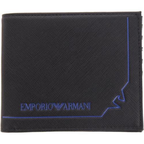 Zwarte Portemonnees van Emporio Armani Emporio Armani , Black , Heren