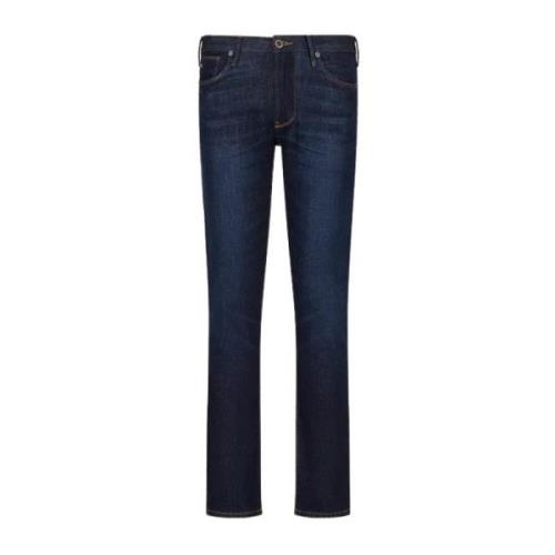 Moderne Denim Jeans Emporio Armani , Blue , Heren