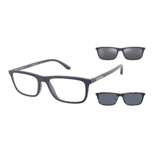 Blue Ea4160 Sunglasses Emporio Armani , Blue , Unisex