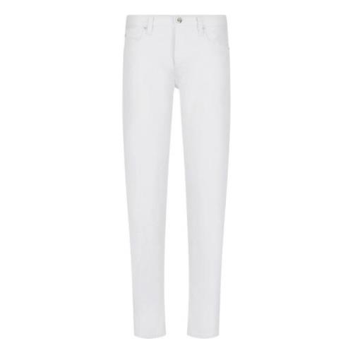 Slim-Fit Jeans voor Mannen Emporio Armani , White , Heren