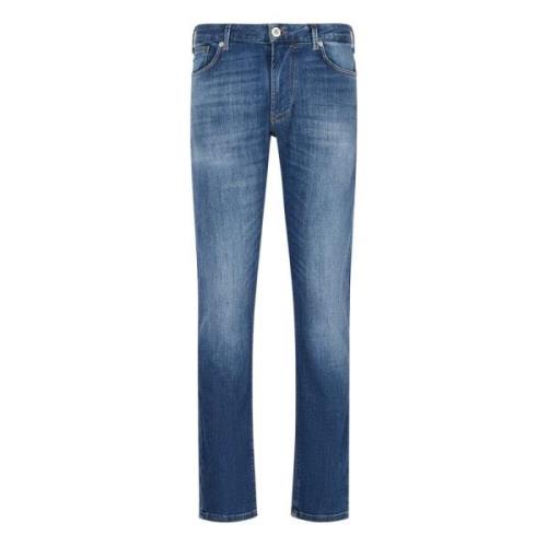 Moderne Fit Skinny Jeans Emporio Armani , Blue , Heren