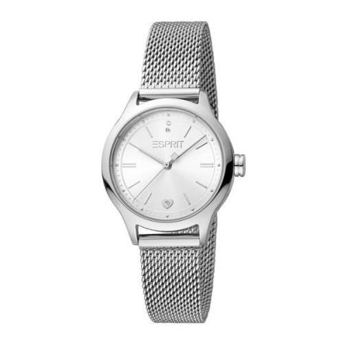 Zilveren Damesmode Horloge Esprit , Gray , Dames