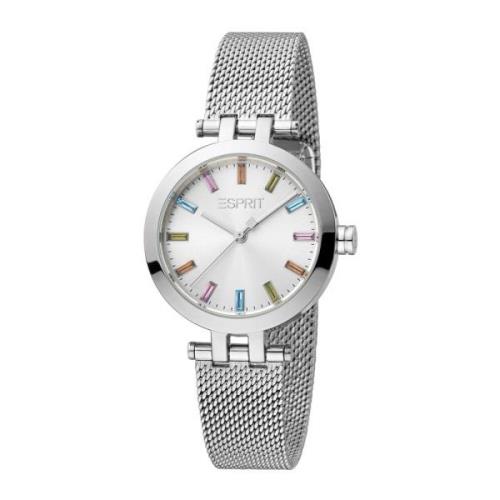 Zilveren Damesmode Horloge Esprit , Gray , Dames