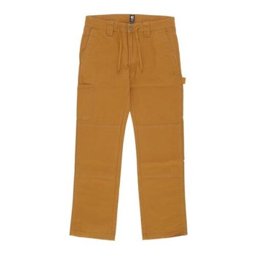 Straight Trousers Etnies , Brown , Heren