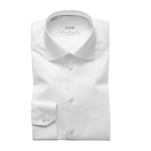 Formeel wit overhemd met extra lange mouw Eton , White , Heren