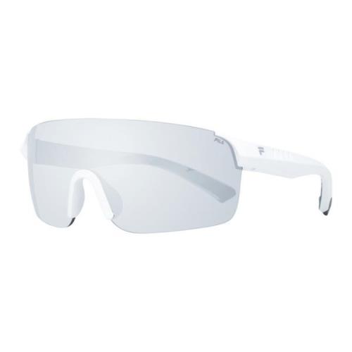 Witte Heren Zonnebril met Spiegelende & Verloopglazen Fila , White , H...