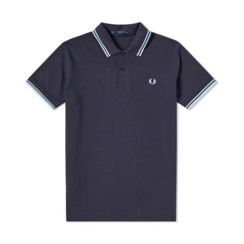 Twin-tipped Polo Shirt Fred Perry , Blue , Heren