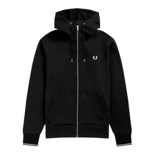 Rits Sweater J7356 Fred Perry , Black , Heren