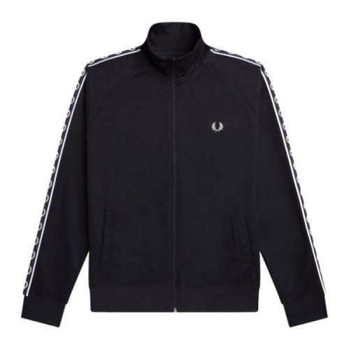 Contrast Tape Track Jas Fred Perry , Blue , Heren